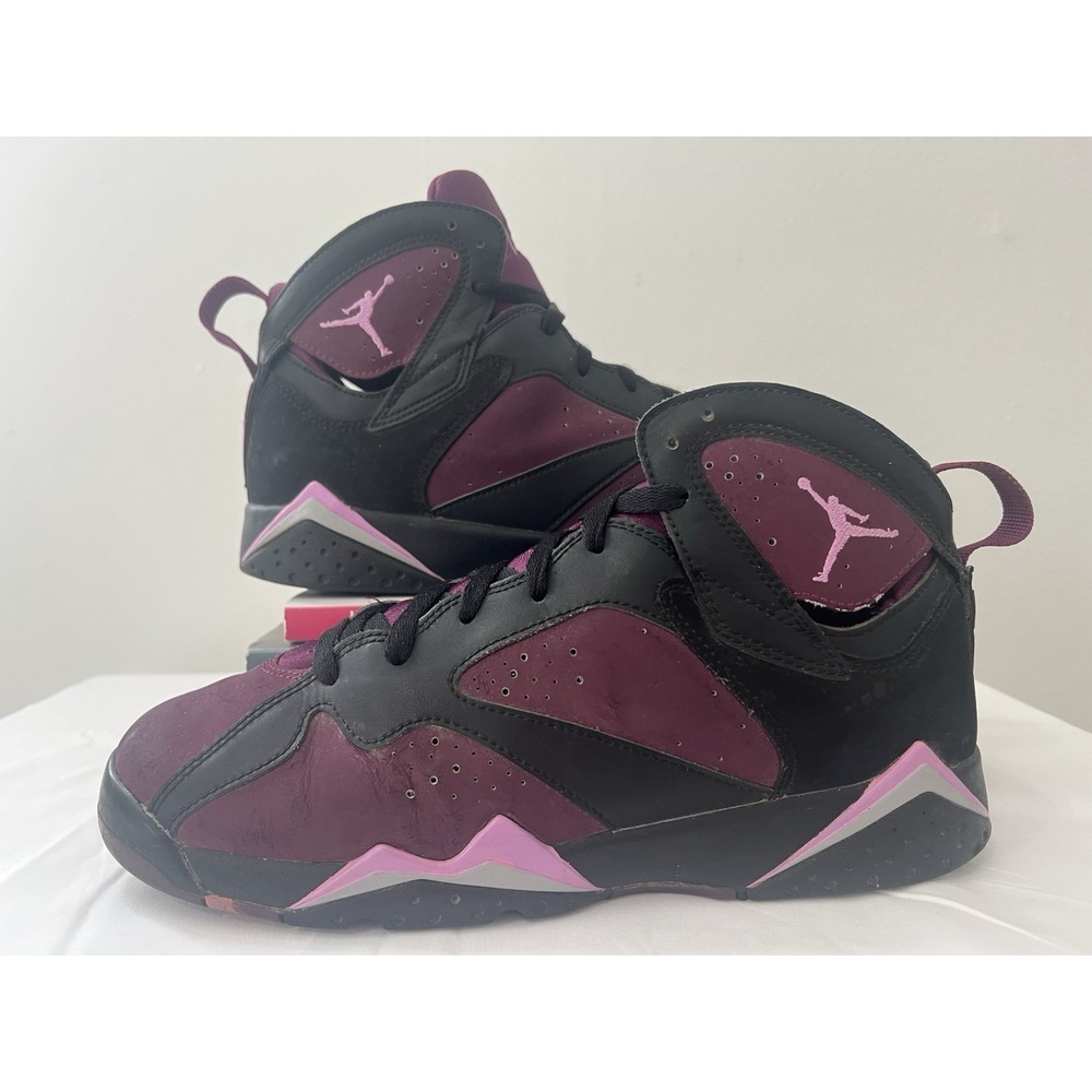 Nike Air Jordan 7 Retro GG Mulberry Purple Sneakers‎ Shoes Youth Size 8.5Y
